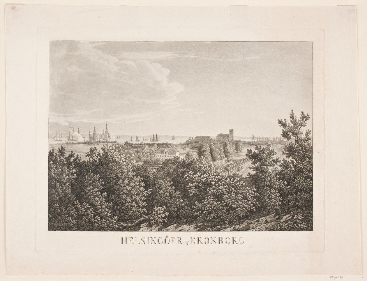 Helsingør and Kronborg by Søren Henrik Petersen