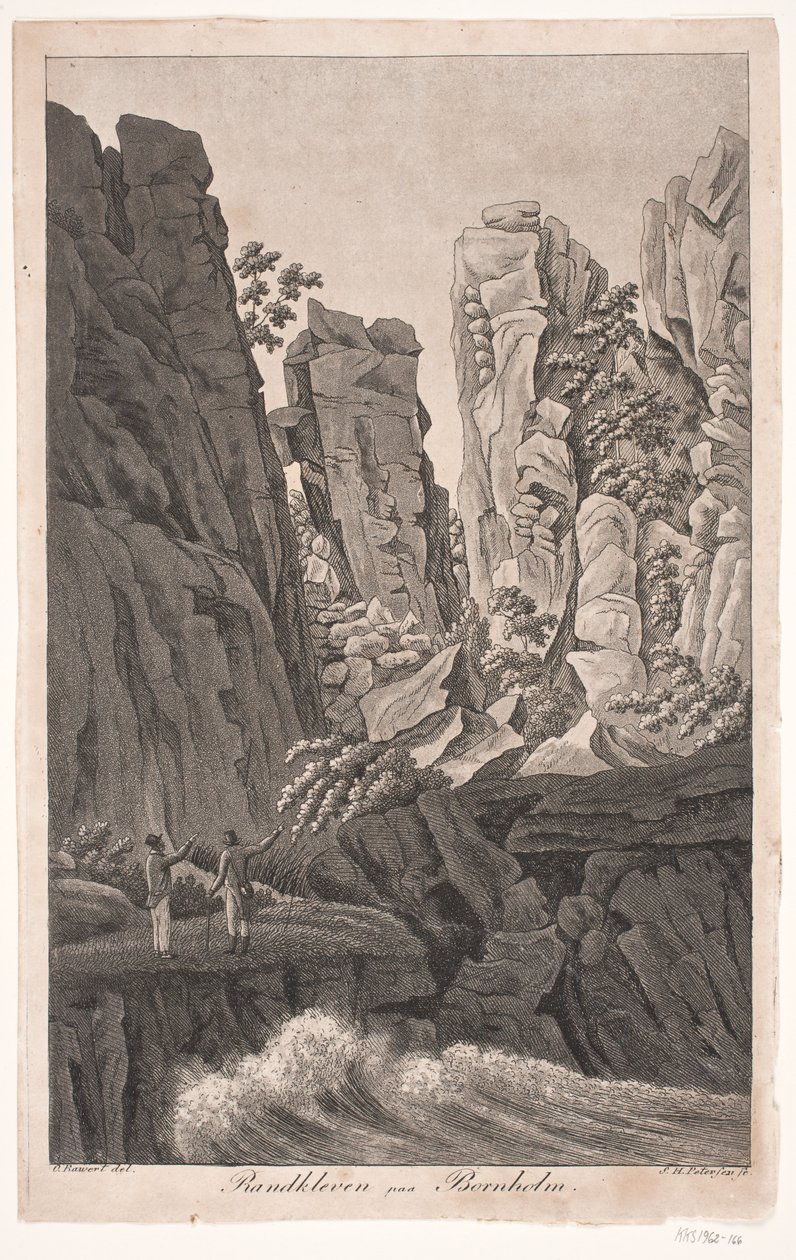 Randkleven on Bornholm by Søren Henrik Petersen