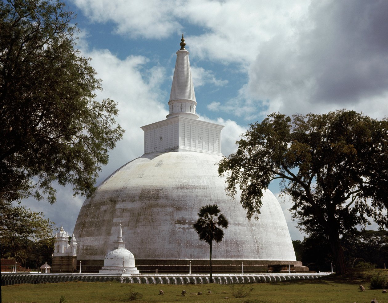 View of Ruwanwelisaya Stupa by Sri Lankan School