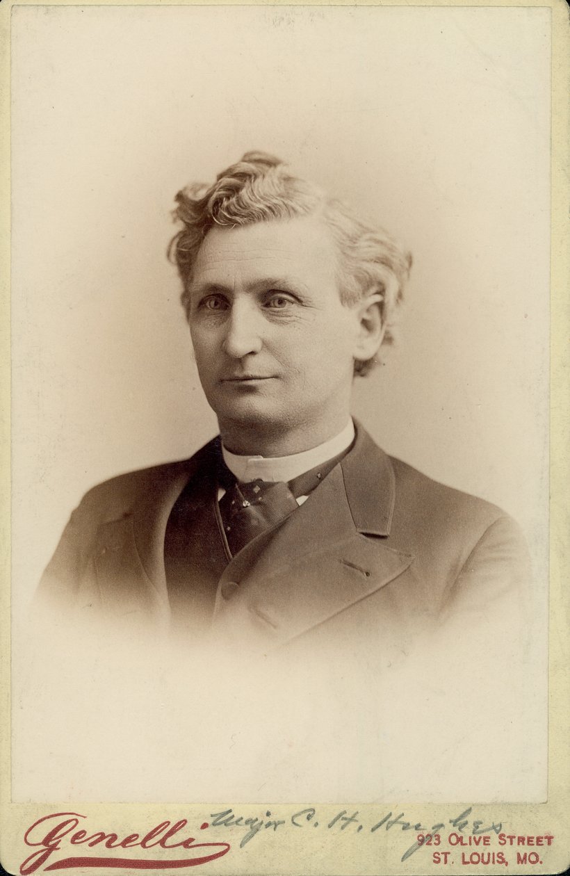 Bust Portrait of Dr. Charles Hamilton Hughes Wearing a Suit by St. Louis Genelli