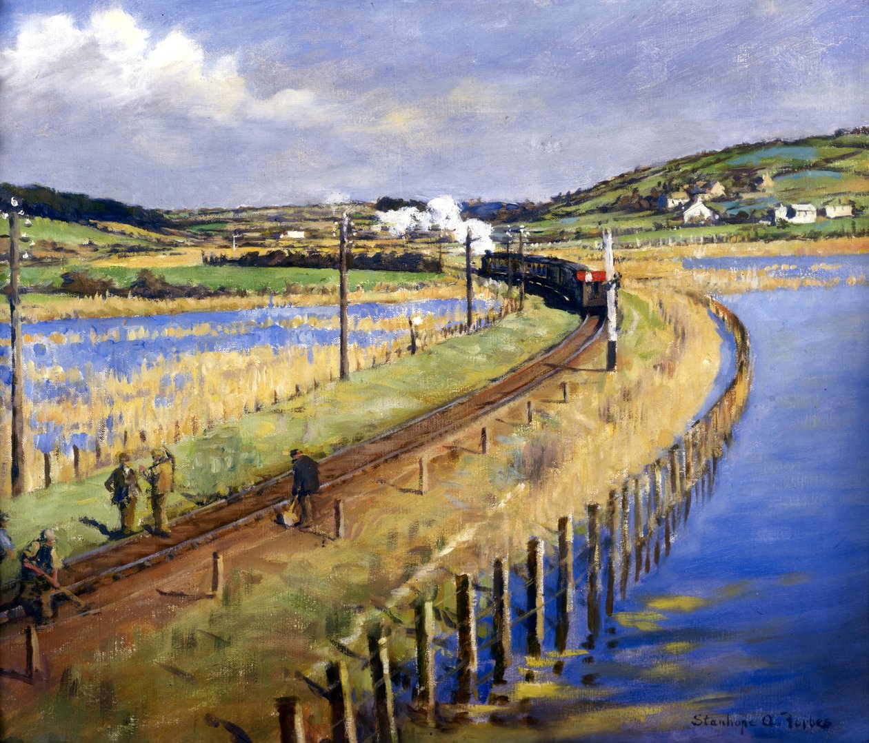 Through the Marshes by Stanhope Alexander Forbes