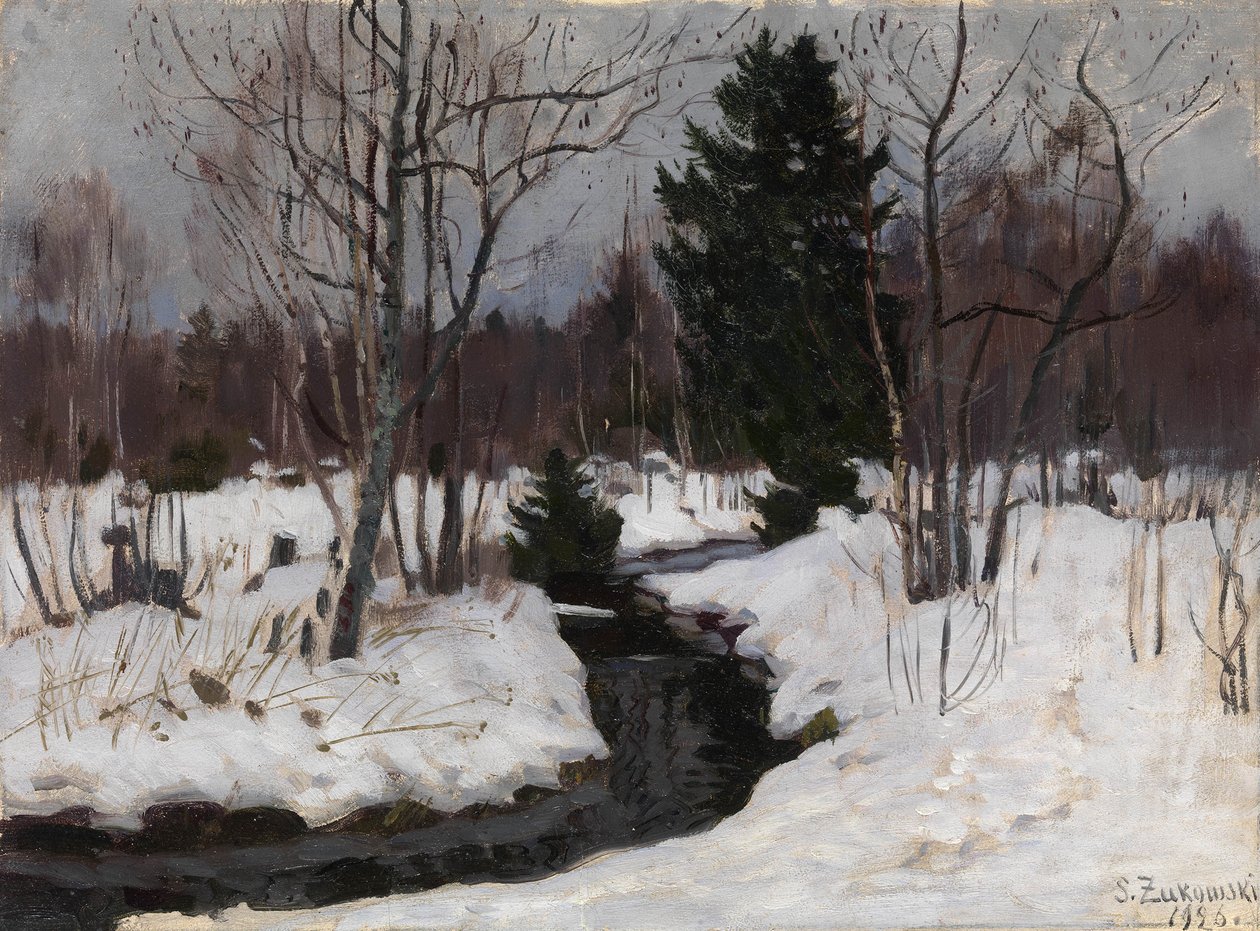 Early Spring by Stanislav Julianovic Zukovskij
