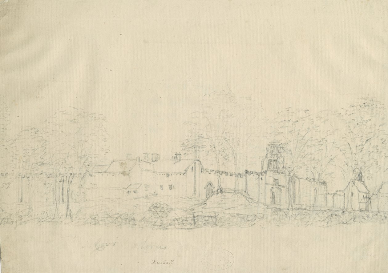 Rushall Castle/Hall by Stebbing Shaw