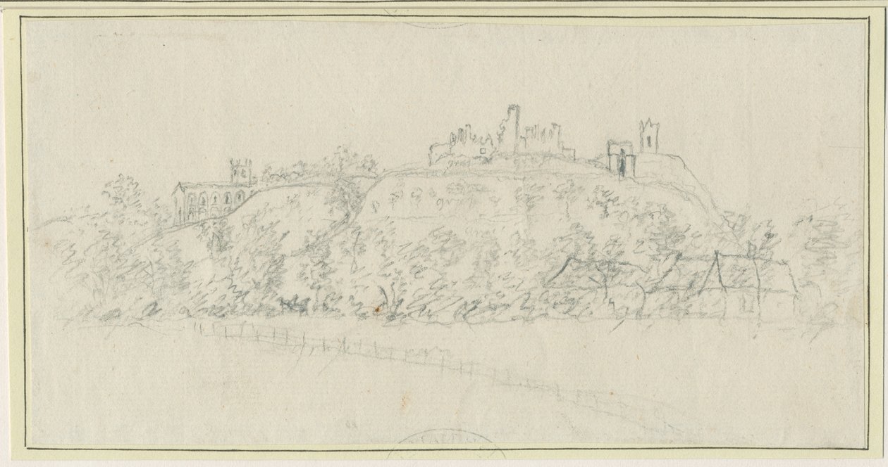 Tutbury Castle by Stebbing Shaw
