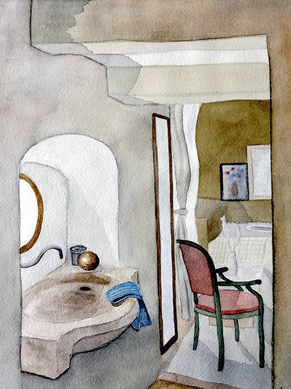 French Bath by Steegs Art Karin