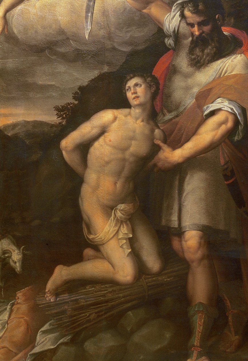The Sacrifice of Isaac (detail) by Stefano Pieri