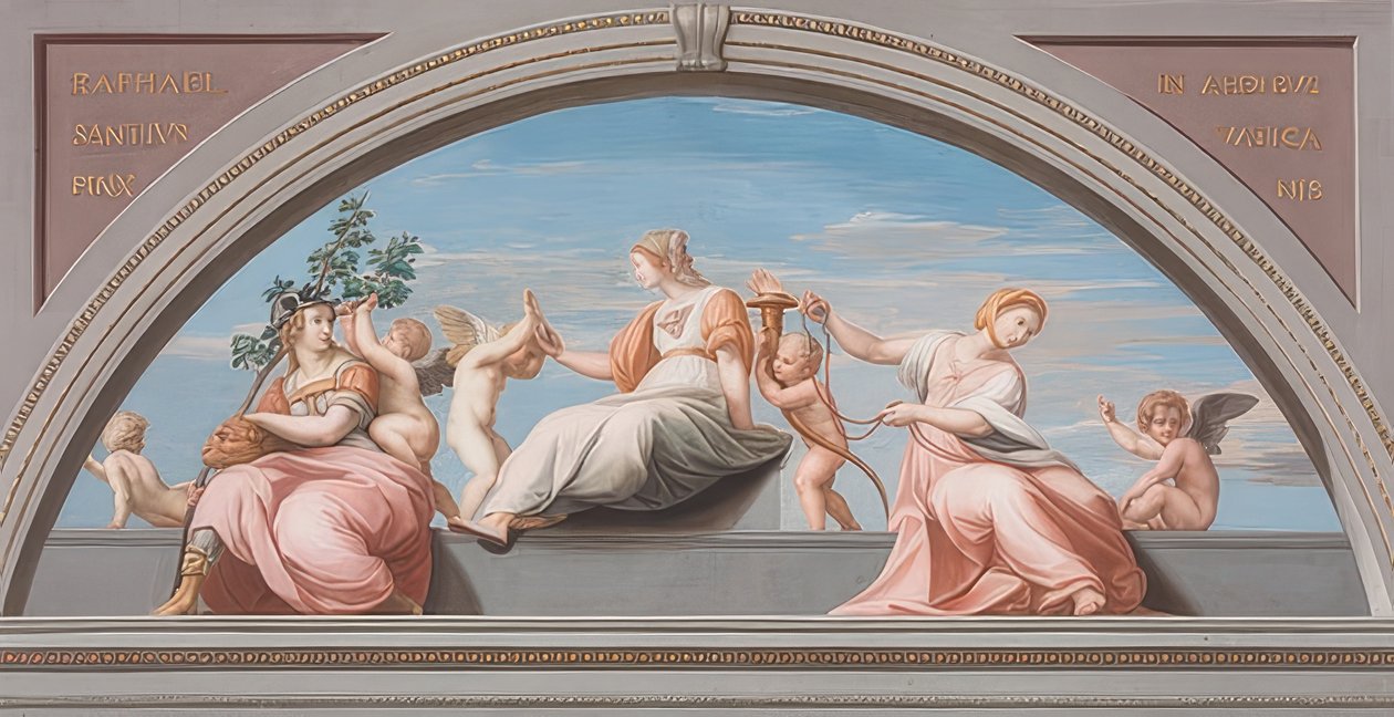 The Three Cardinal Virtues: Strength, Wisdom, Temperance by Stefano Tofanelli