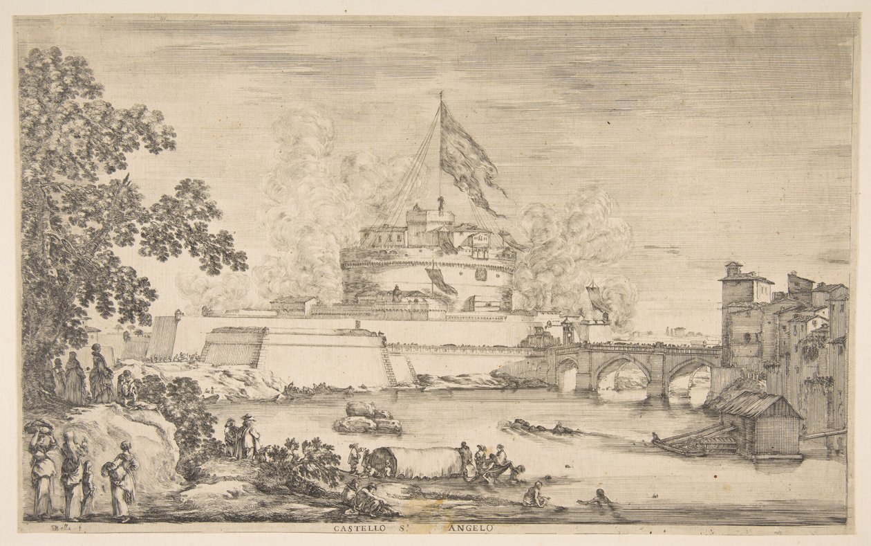 Castel Sant Angelo by Stefano della Bella
