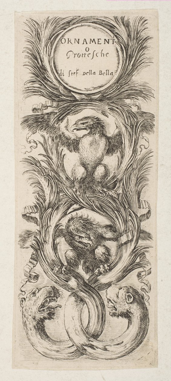Frontispiece: Ornamenti o Grottesche by Stefano della Bella