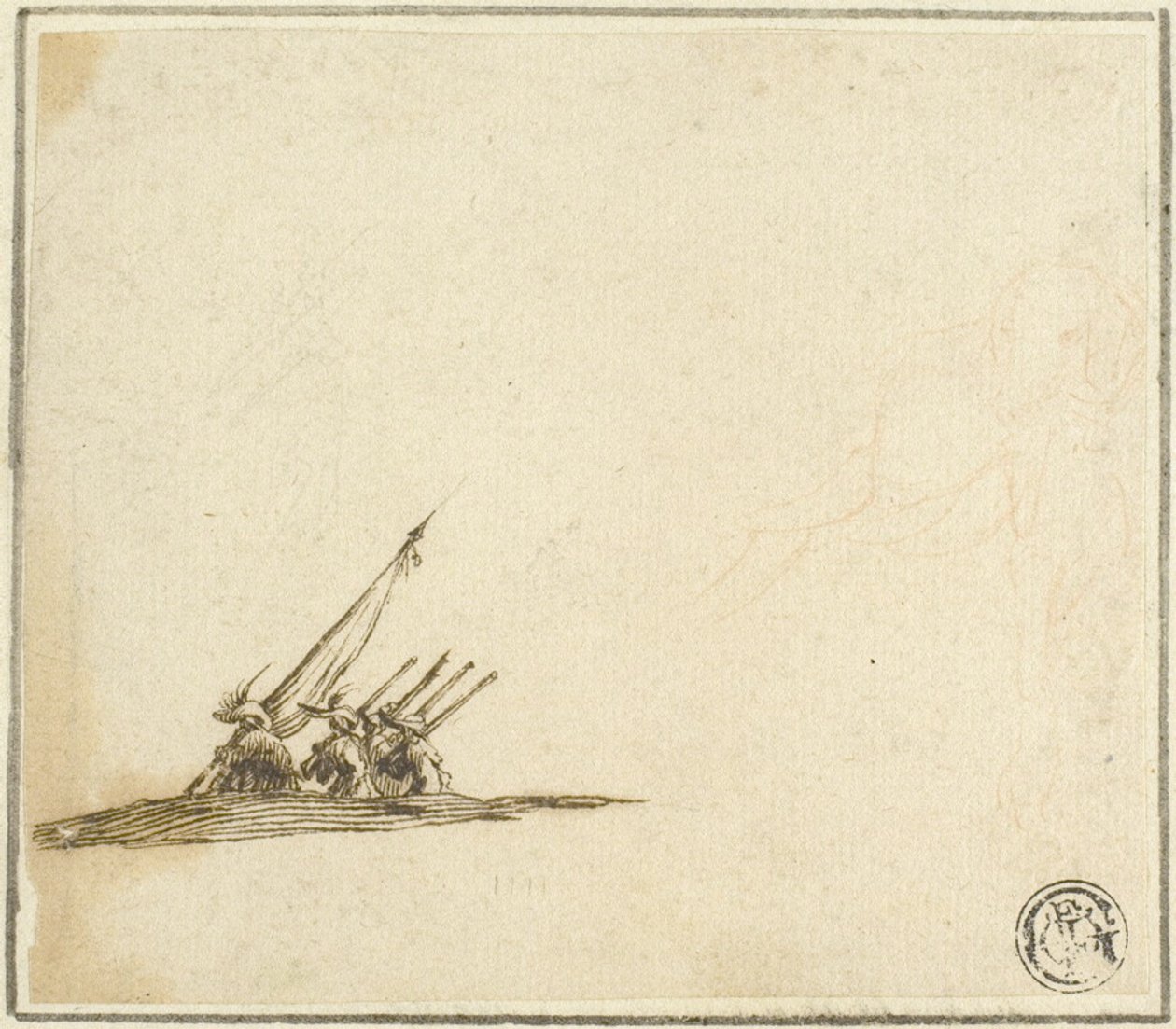 Group of Foot Soldiers by Stefano della Bella