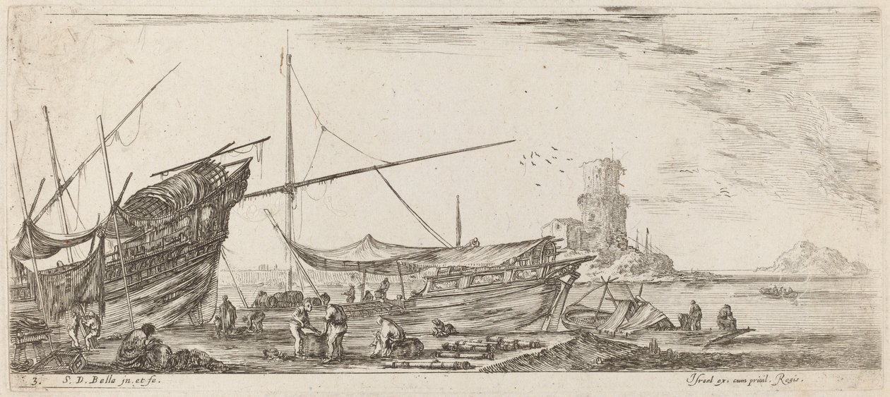 Harbor View by Stefano della Bella
