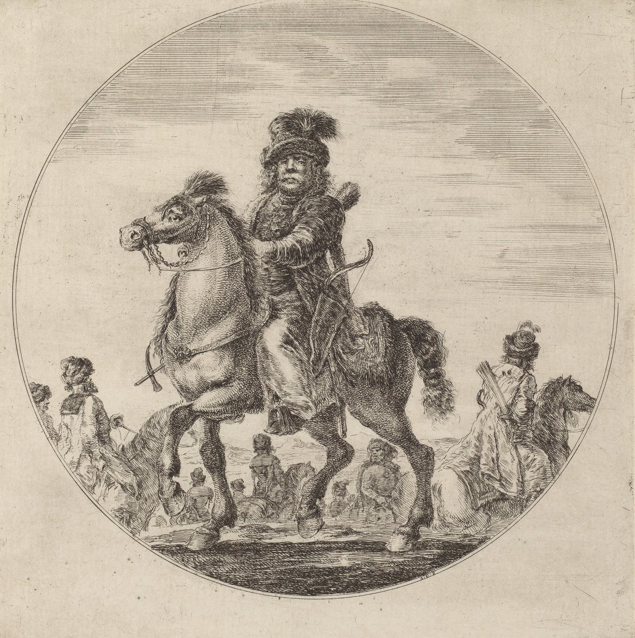 Hungarian Cavalier by Stefano della Bella