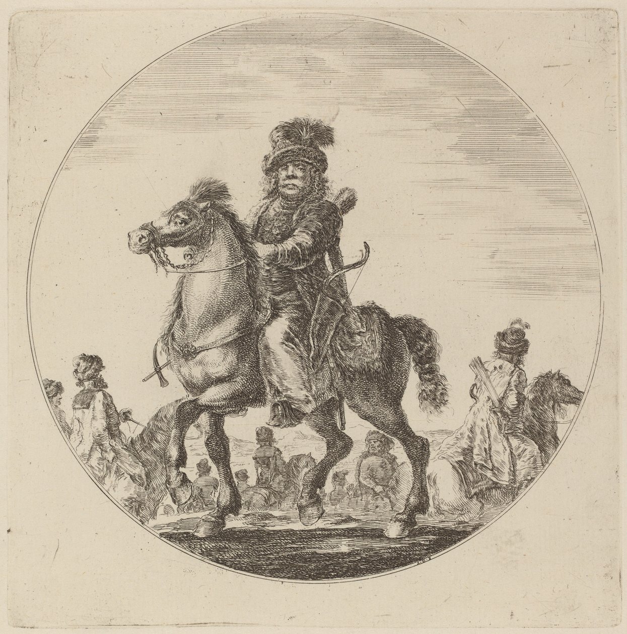 Hungarian Cavalier by Stefano della Bella