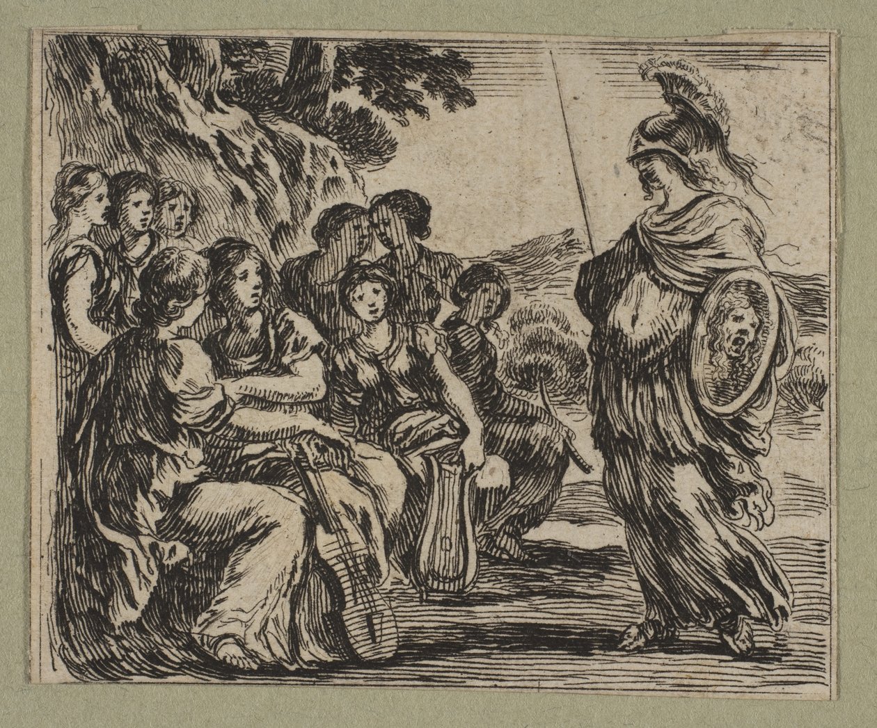 The Nine Muses by Stefano della Bella