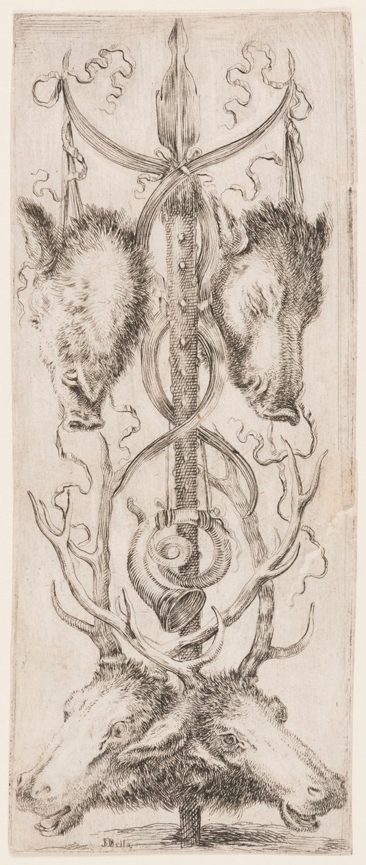 Grotesque Ornament by Stefano della Bella