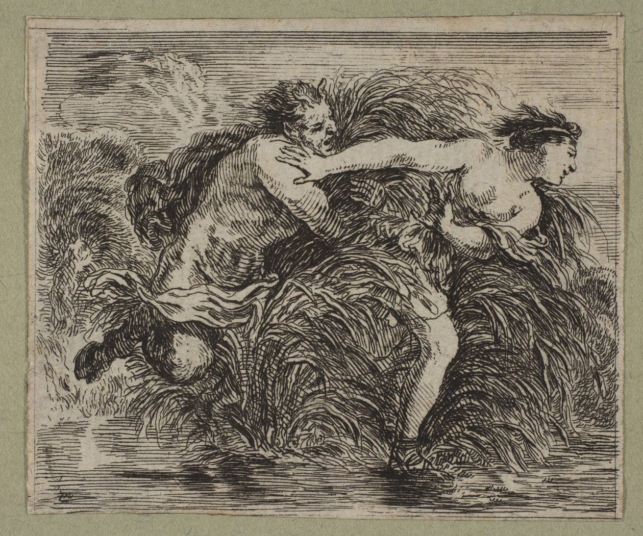 Pan and Syrinx by Stefano della Bella