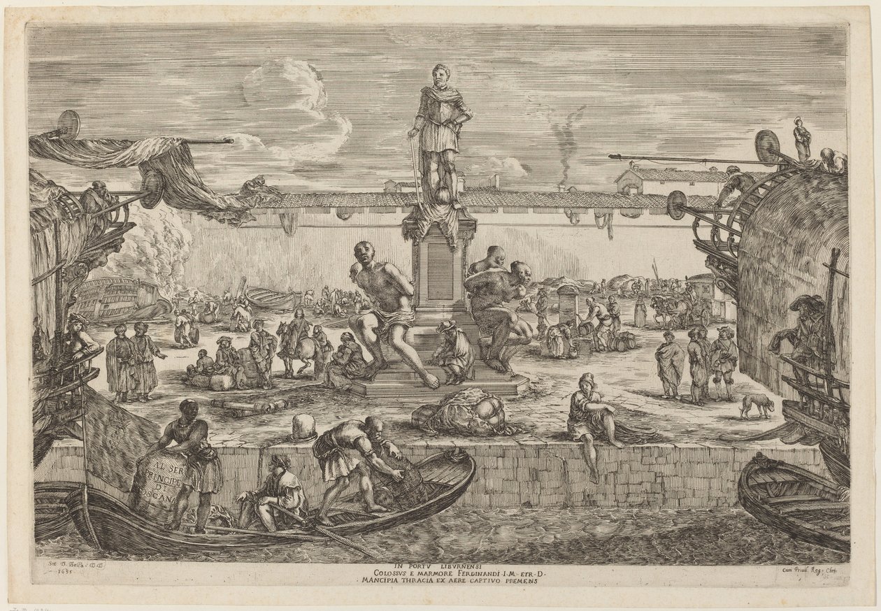 Statue of Ferdinand I by Stefano della Bella