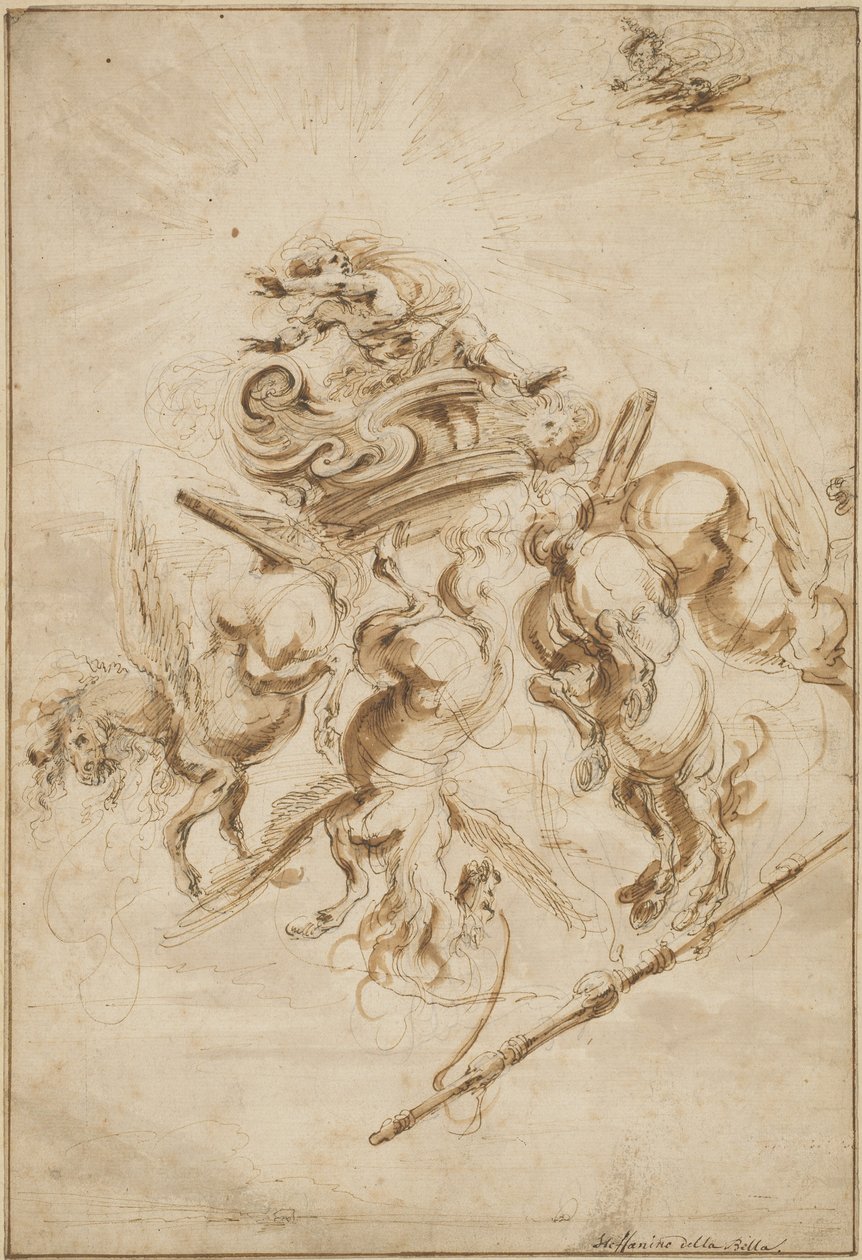 The Fall of Phaeton, c. 1655 by Stefano della Bella