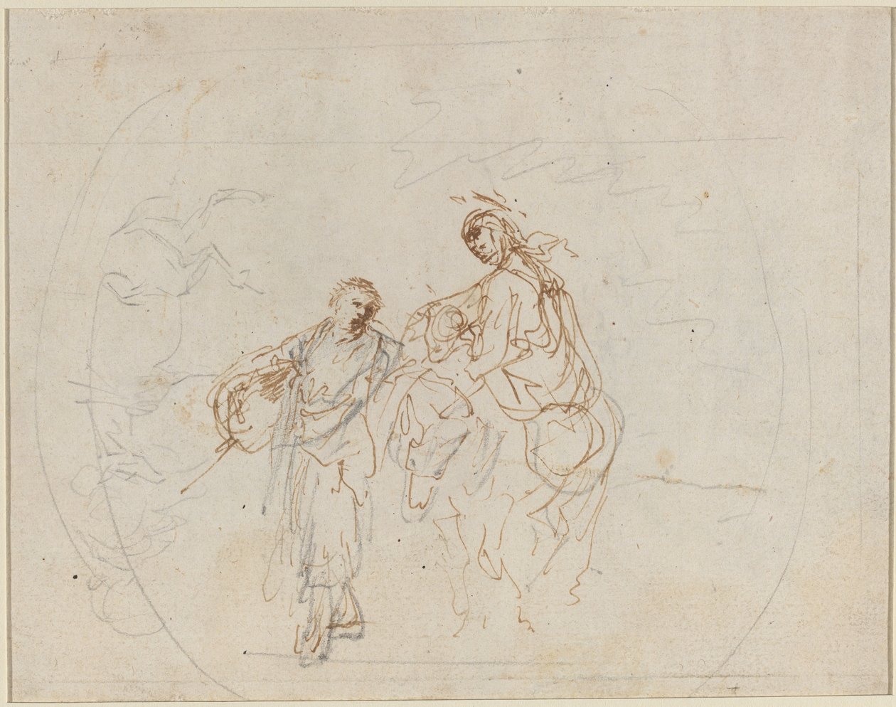 The Flight into Egypt by Stefano della Bella