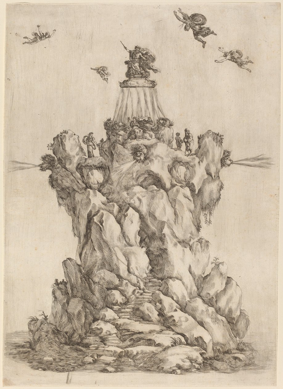 The Rock of Aeolus by Stefano della Bella