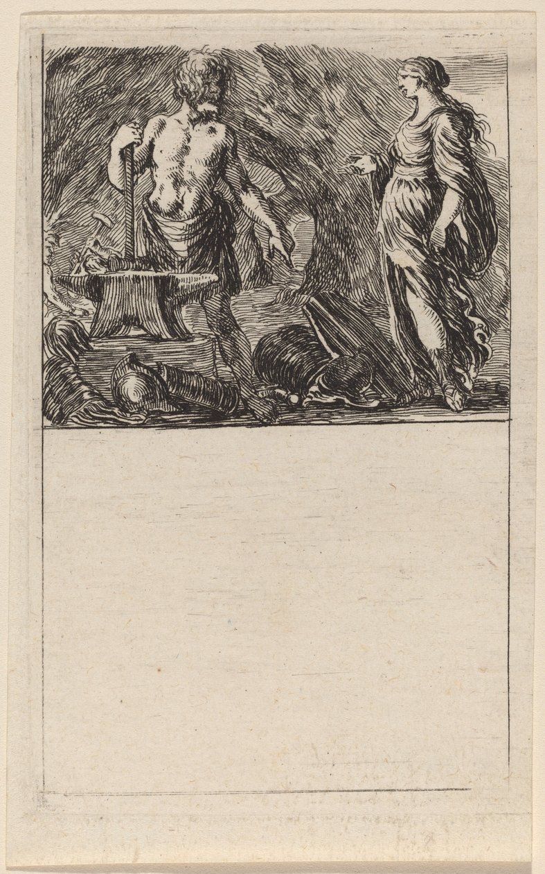 Vulcan and Thetis, 1644 by Stefano della Bella