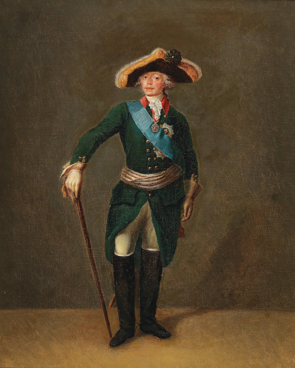 Portrait of Paul I by Stepan Semenovich Shchukin