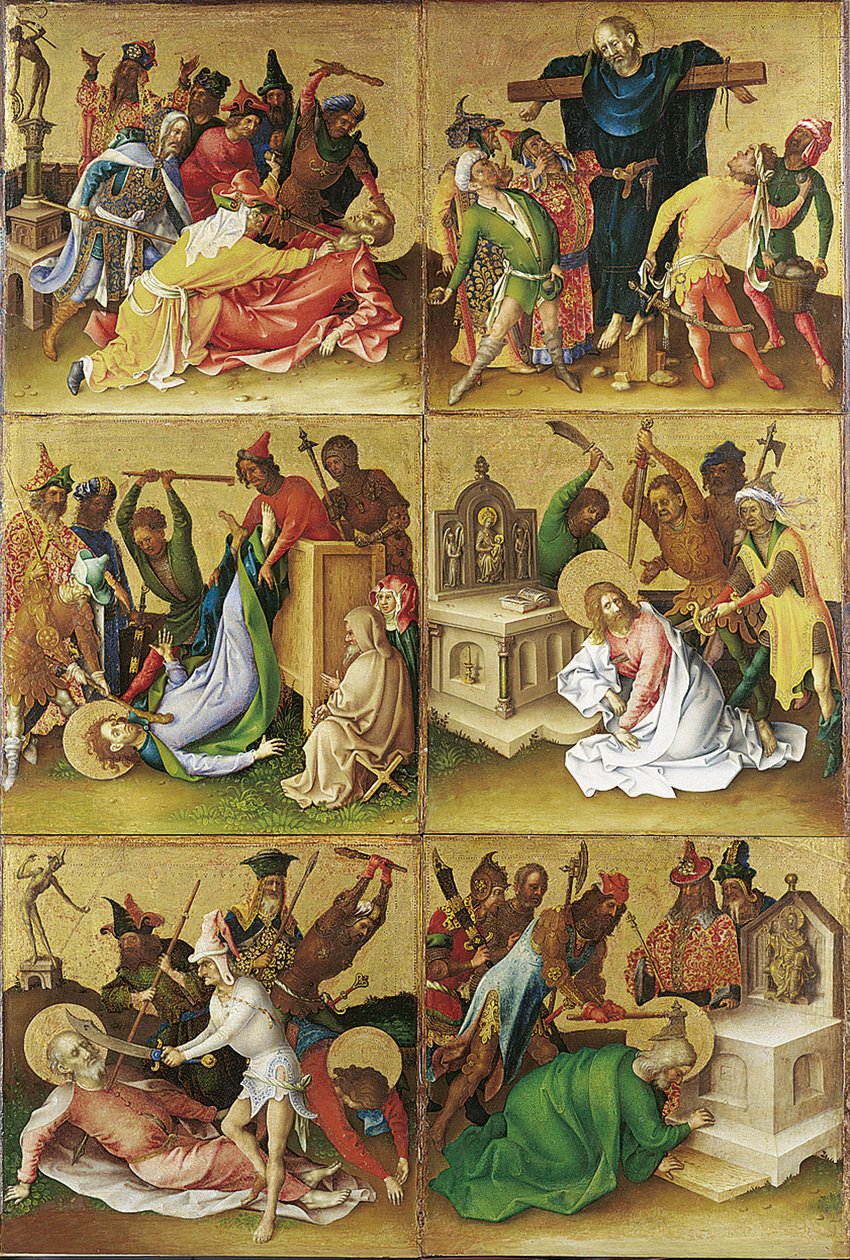 Martyrdom of the Apostles (Right Panel) by Stephan Lochner