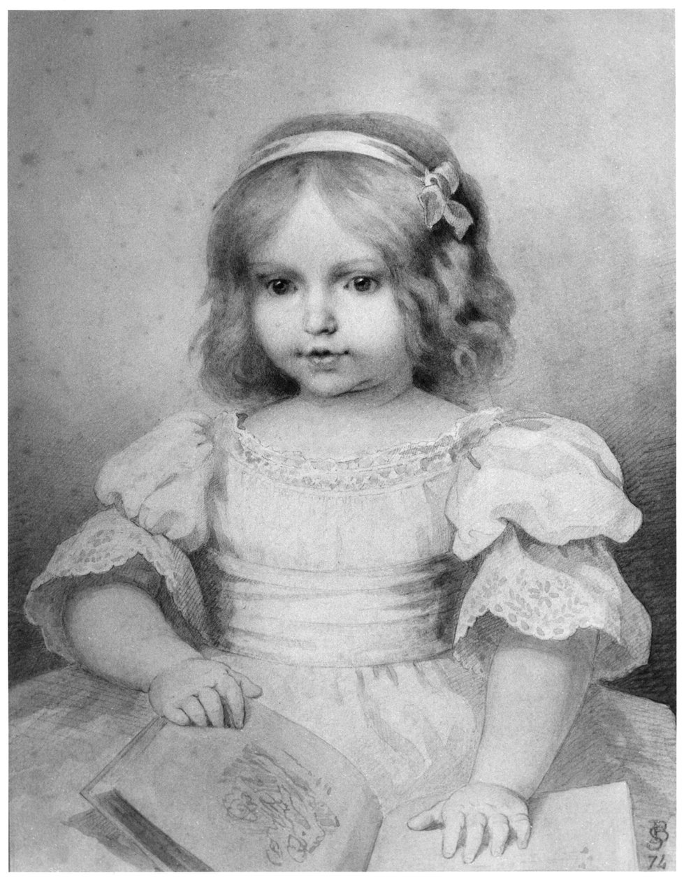 Colette aged 18 months, 1875 by Stephane Baron