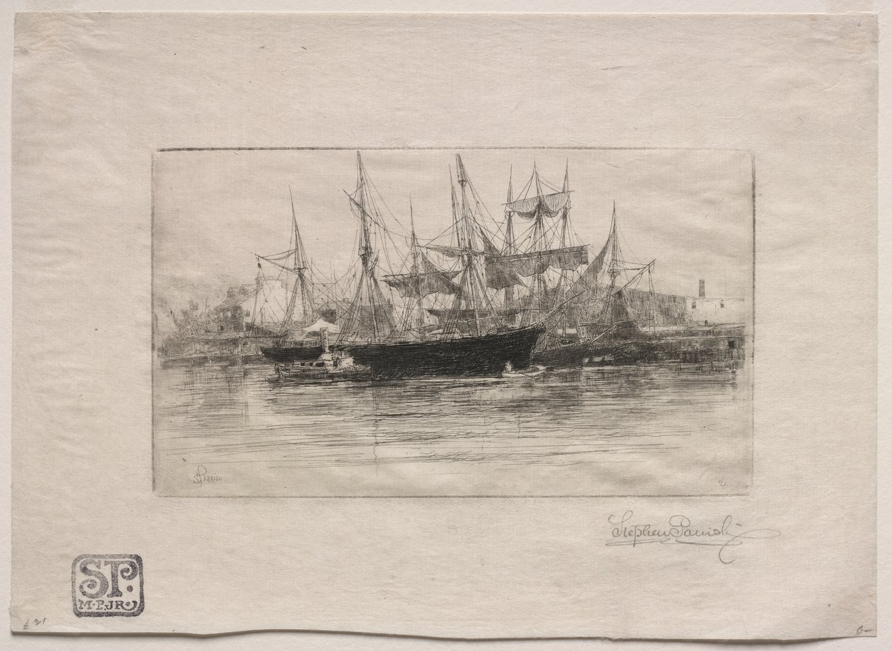 Point Breeze Oil Wharves by Stephen Parrish