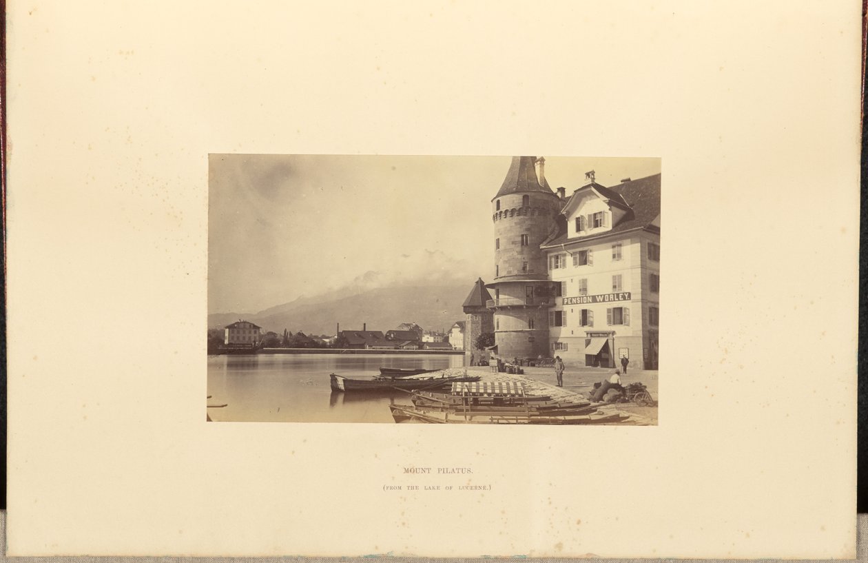 Mount Pilatus from the Lake of Lucerne by Stephen Thompson