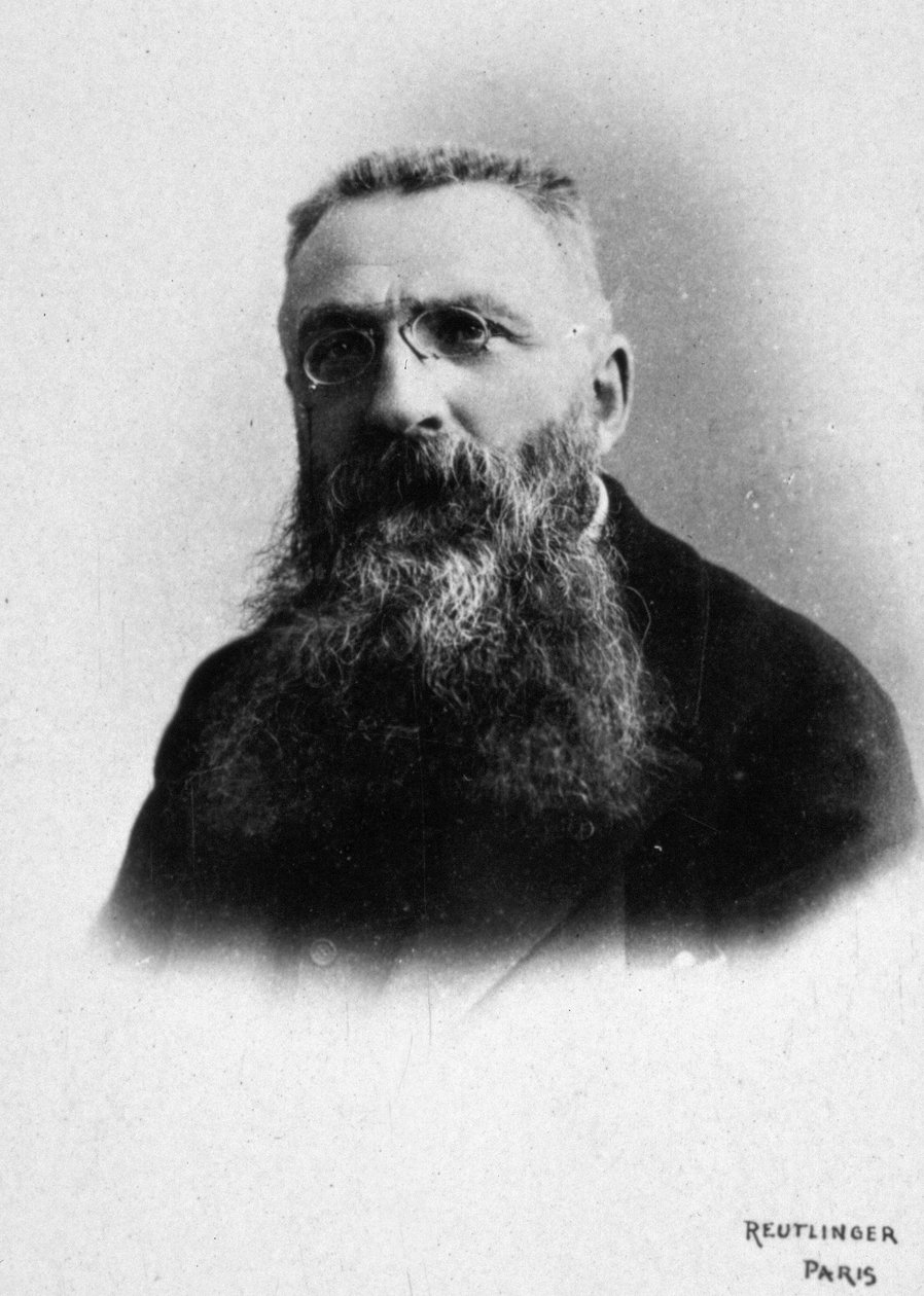 Auguste Rodin, c.1885-95 by Studio Reutlinger