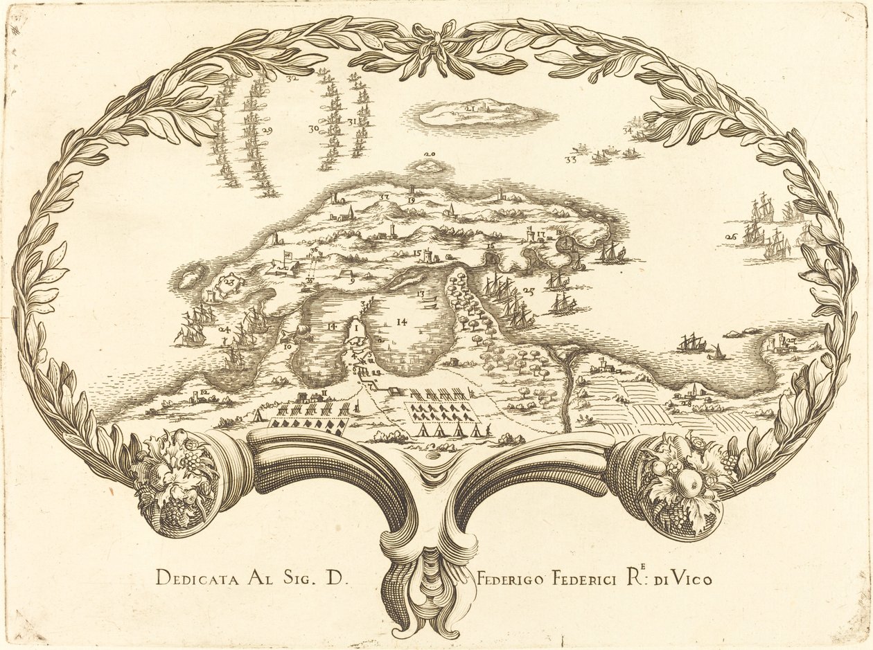 Fan by Style of Jacques Callot