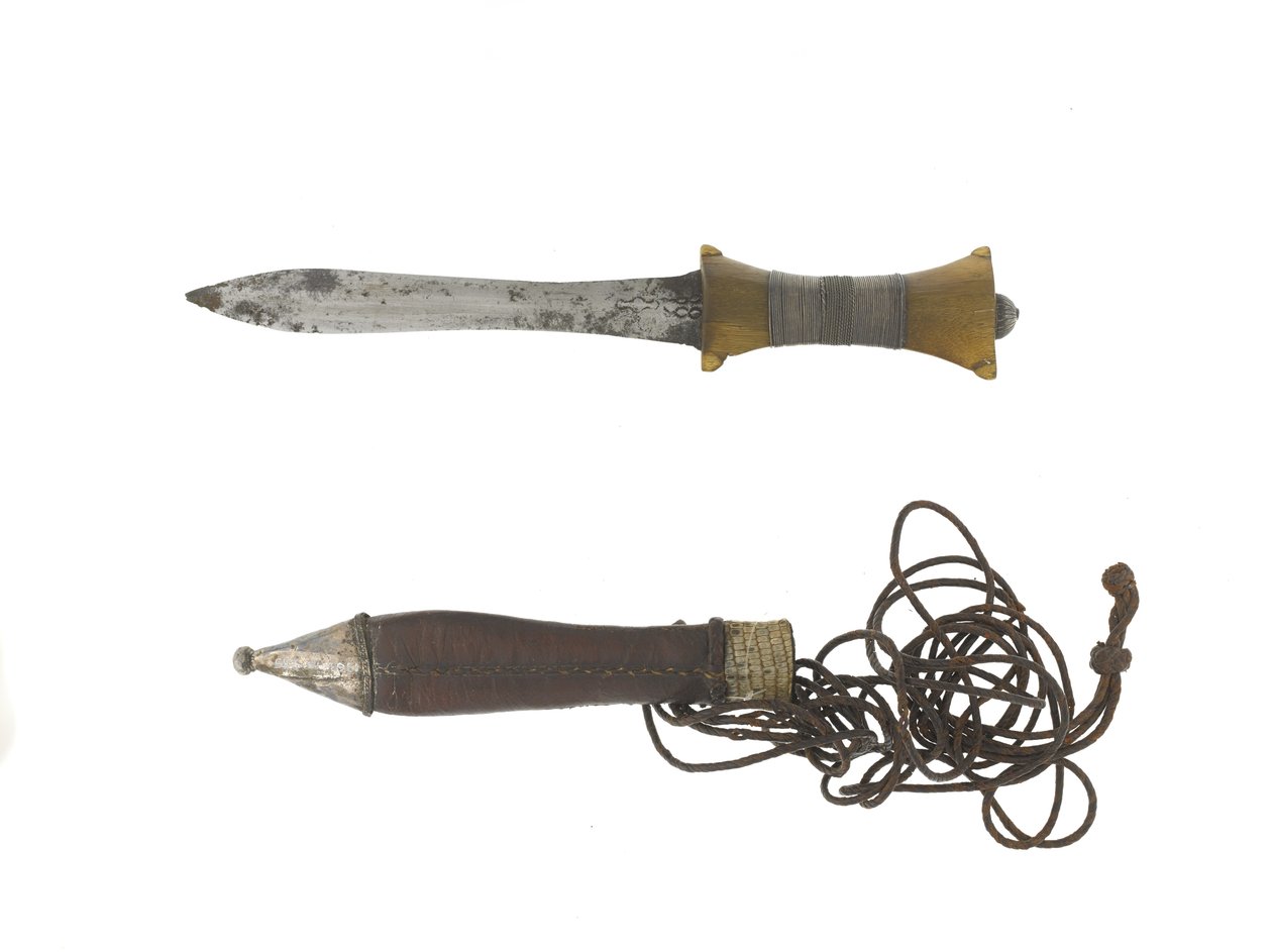 Arm Knife and Scabbard by Sudanese School