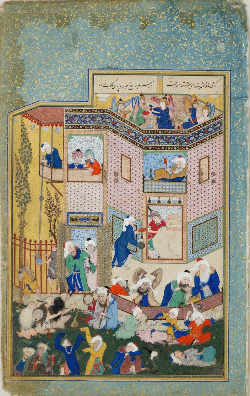 Allegory of Drunkenness by Sultan Muhammad