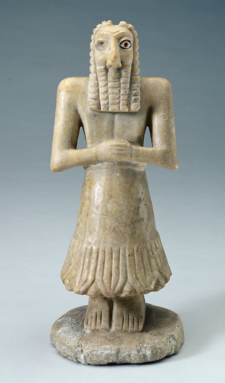 Statuette of a Man, c.3000-2500 BC by Sumerian