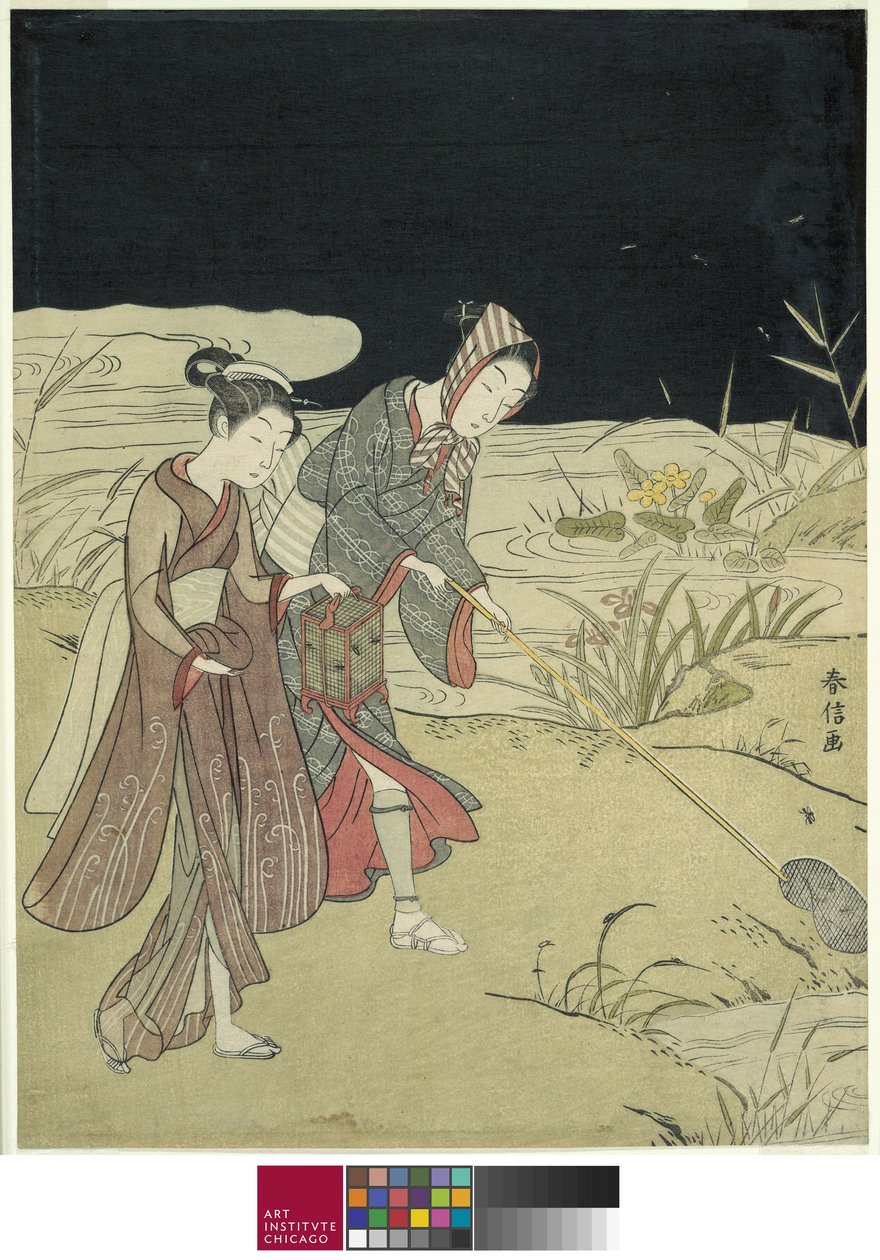 Catching Fireflies, c.1767-68 by Suzuki Harunobu