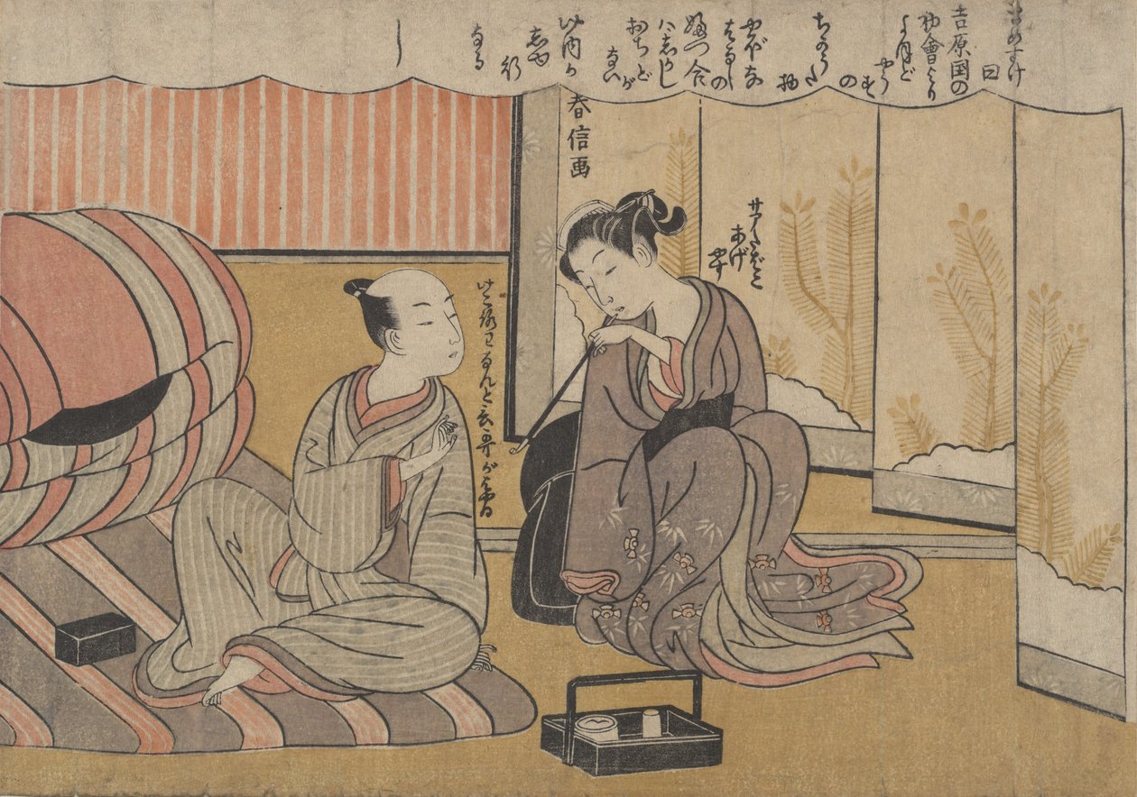 The Art of Conversation by Suzuki Harunobu