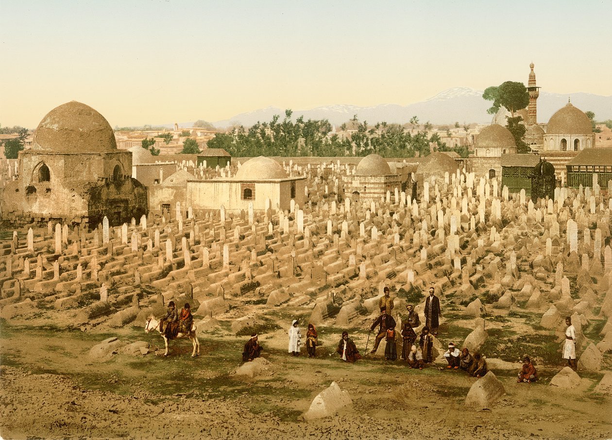 Cemetery of Meidan, Damascus by Swiss Photographer