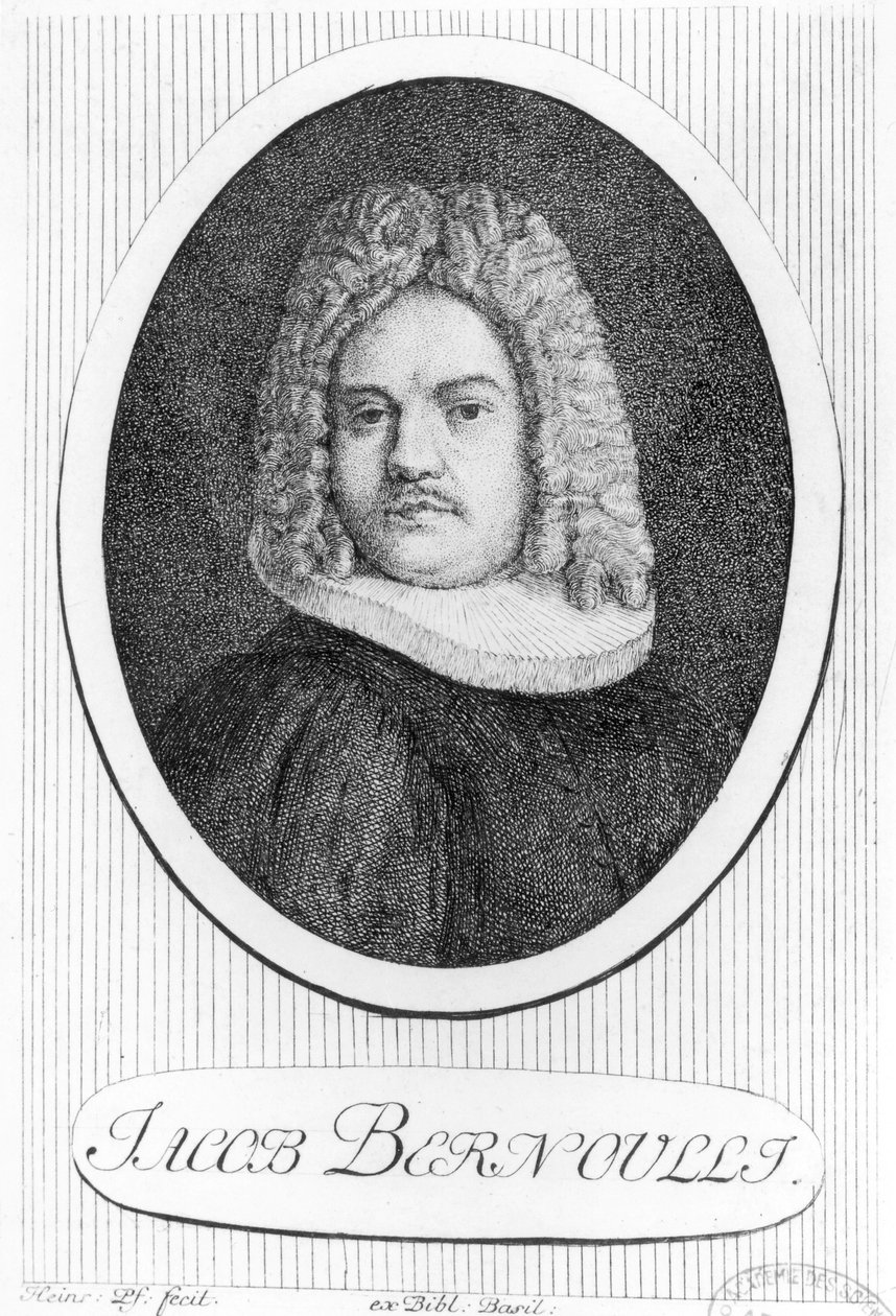 Portrait of Jacques Bernoulli by Swiss School