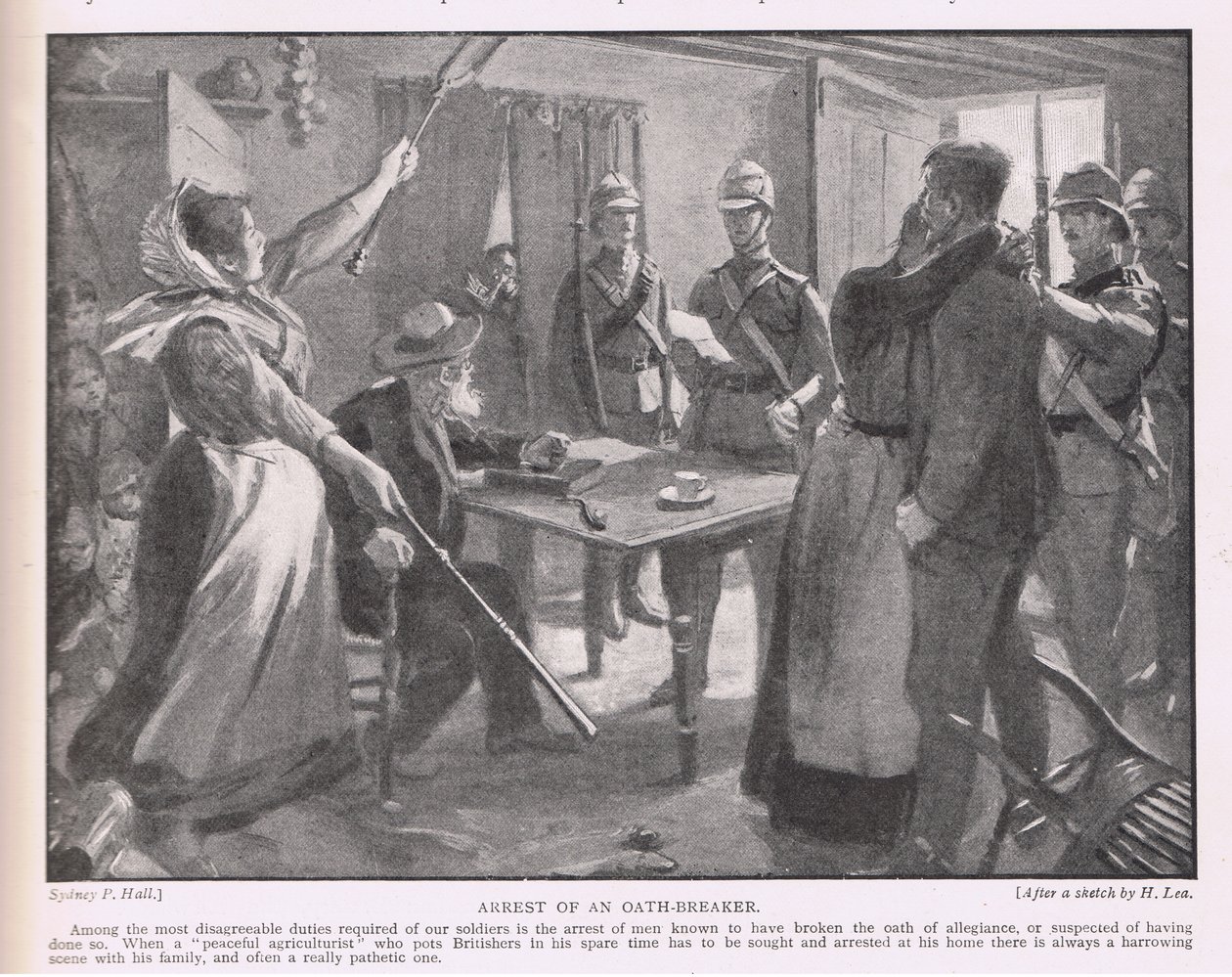 Arrest of an oath breaker by Sydney Prior Hall
