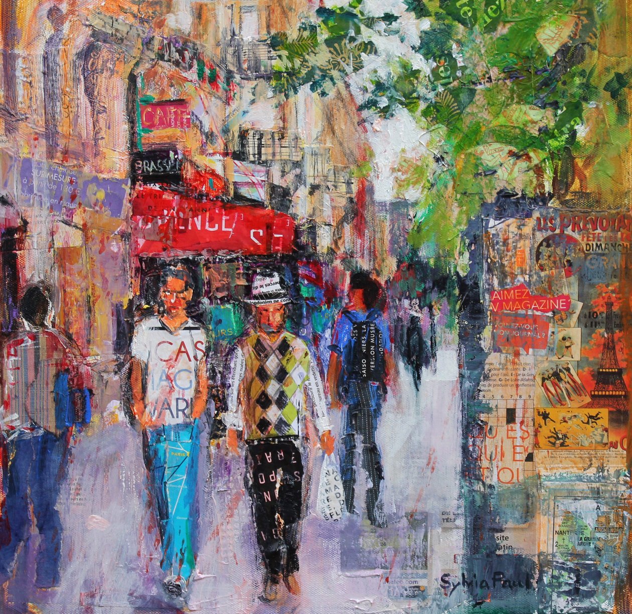 Paris Street by Sylvia Paul