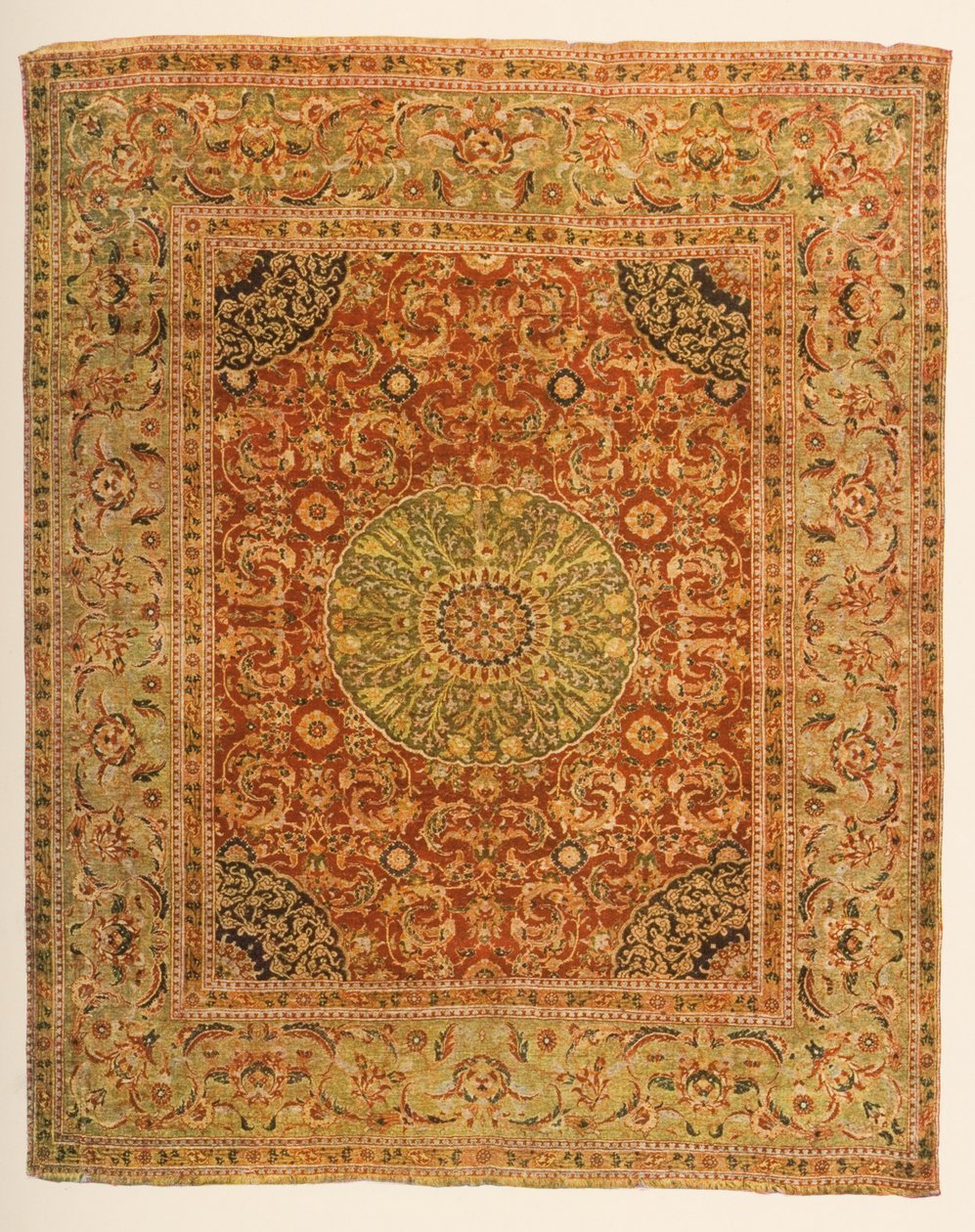 Medallion Rug from Damascus by Syrian School
