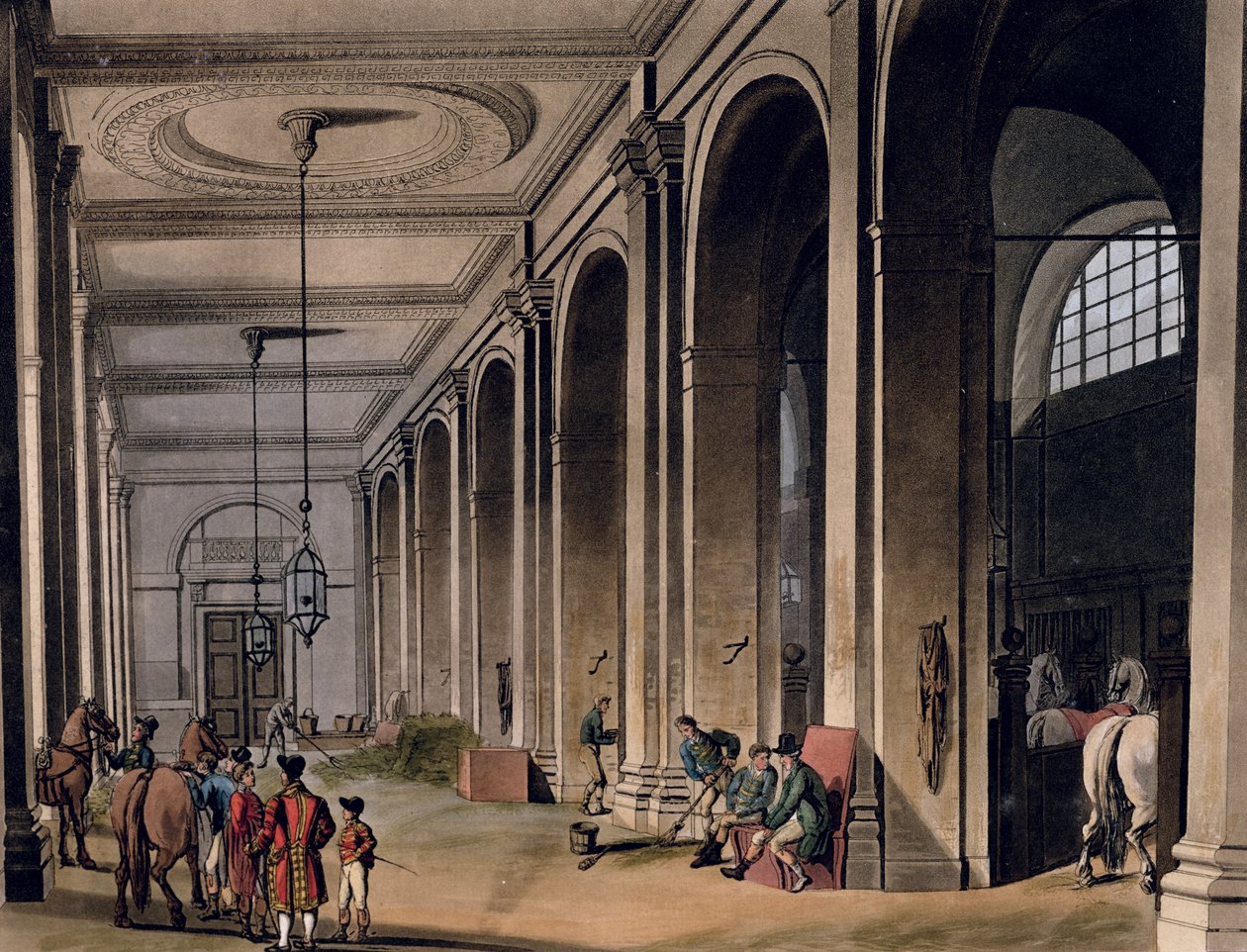Kings Mews, Charing Cross (from Ackermann