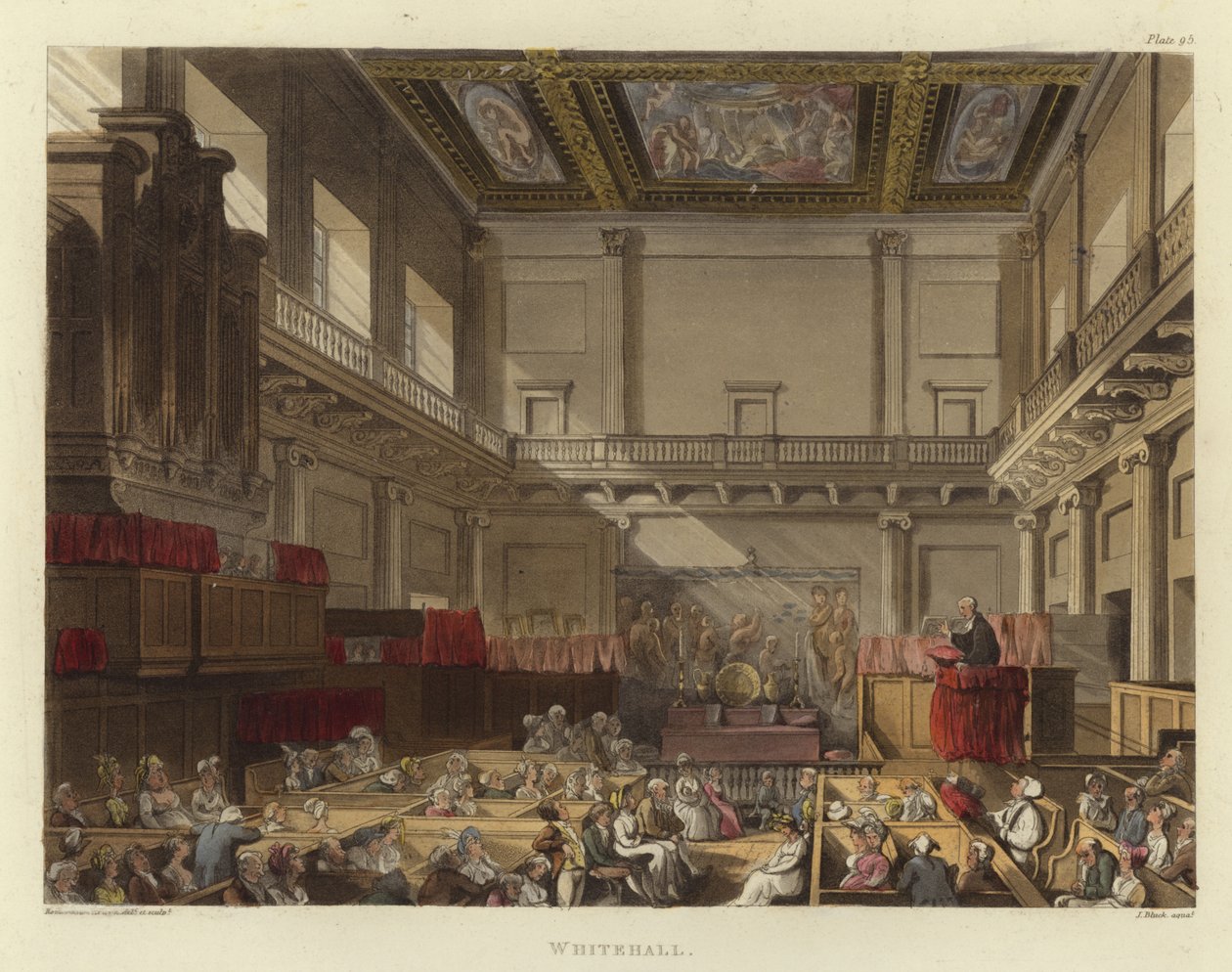 Whitehall by Pugin and Rowlandson