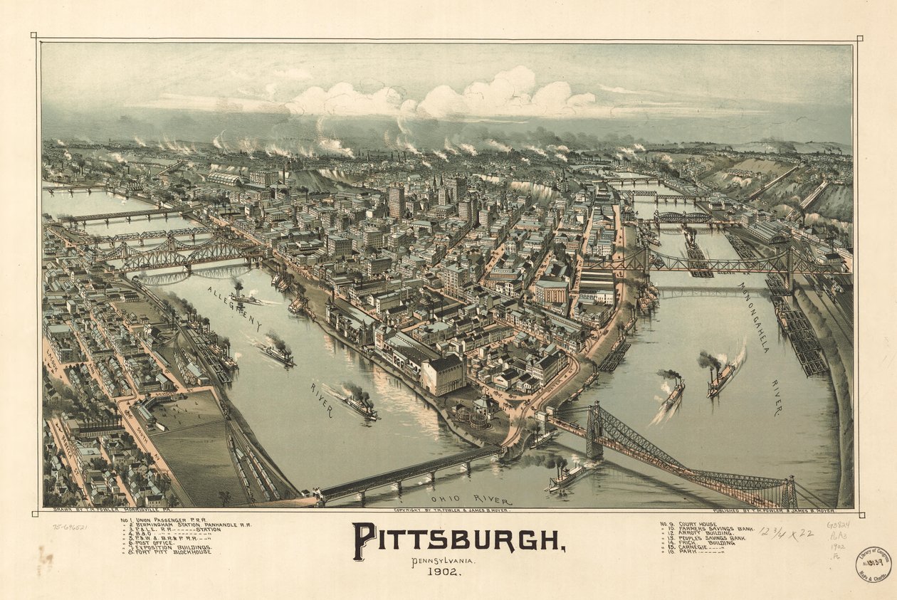 Pittsburgh Pennsylvania by T. M. Fowler