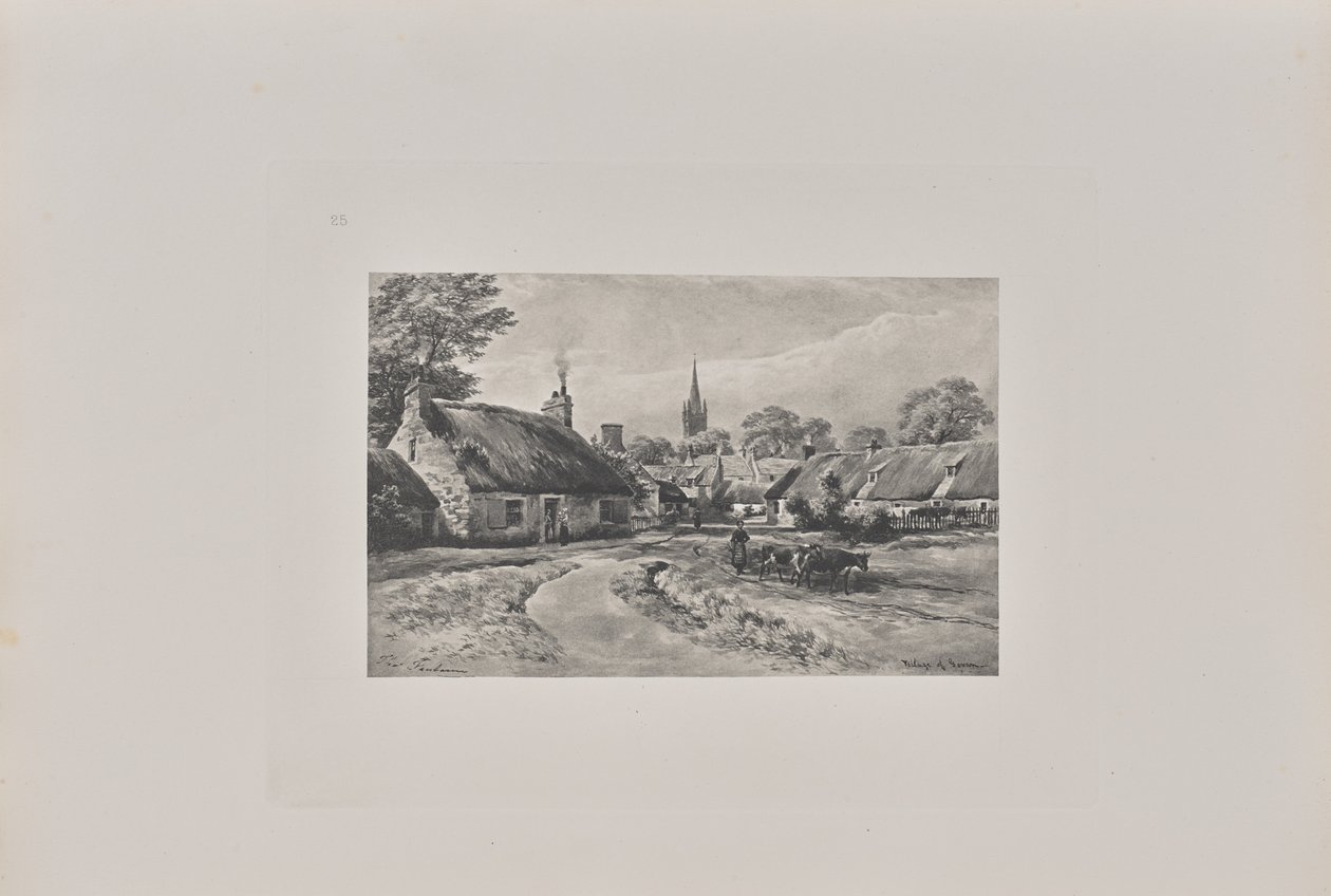 Govan Village, 1848 by T. and R. Annan and Sons