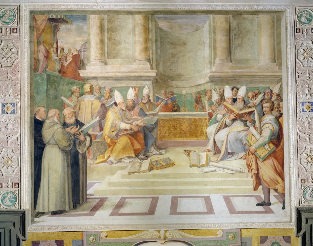 Proclamation of the Council of Trent in 1546 to Reform the Christian Discipline, in the Council Chamber by Federico Zuccaro