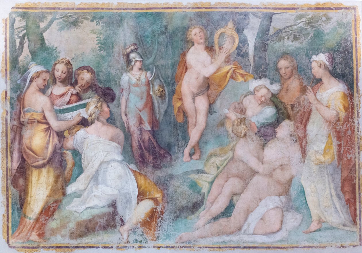 Parnassus by Taddeo Zuccari