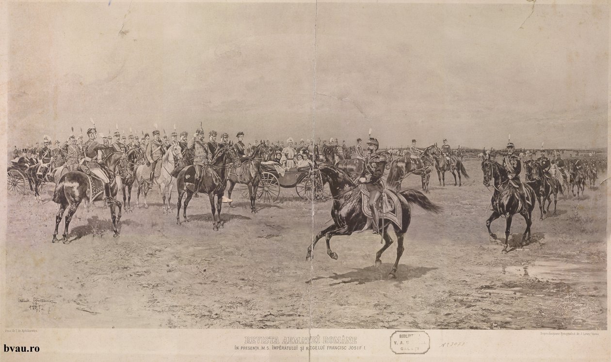 Review of the Romanian Army in the Presence of His Majesty Emperor and King Franz Joseph I, 1897 by Tadeusz Ajdukiewicz