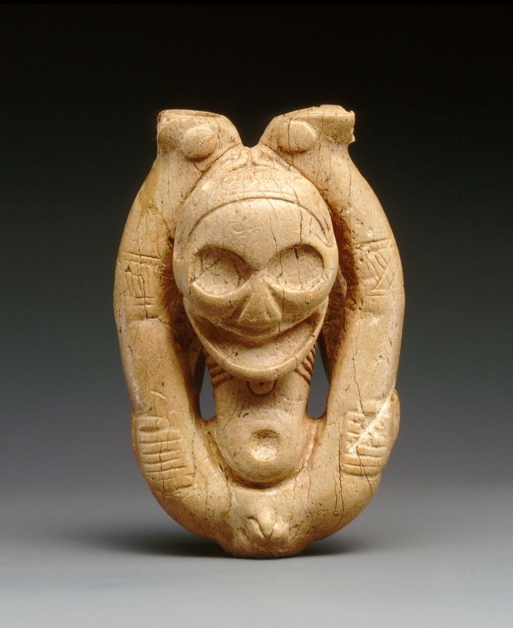 Cohoba Inhaler (manatee bone) by Taino Culture